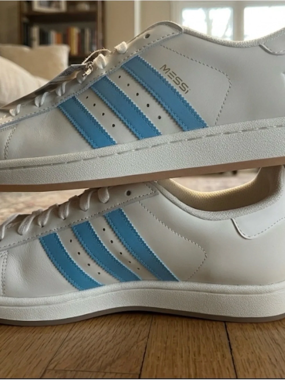 adidas Superstar Lionel Messi Argentina Size 9.5 men/ 10.5 women (US) NEW